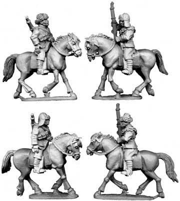 Chinese Cavalry in Fur Caps