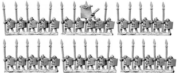 10mm Half-Orcs with Spears