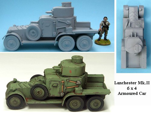 Lanchester 6 x 4 Mk. II Armoured Car