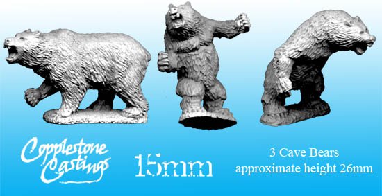 15mm Cave Bears