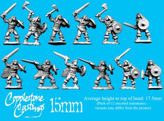 15mm Barbarian Warriors