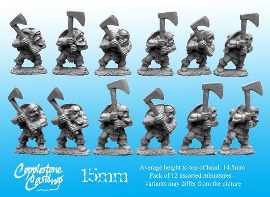 15mm Dwarf Axemen