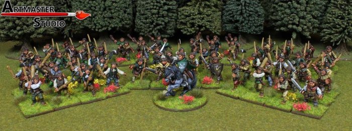 Halfling Militia Army (Dragon Rampant)