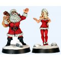 Photo of Father Christmas and Lovely Assistant (XMAS2)