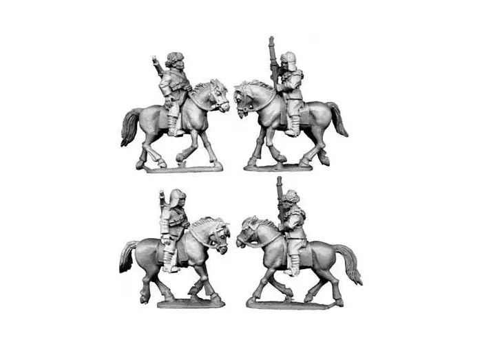 Chinese Cavalry in Fur Caps