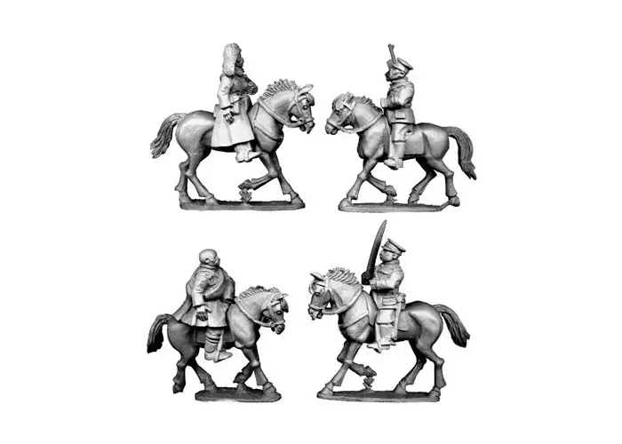 Mounted Chinese Officers