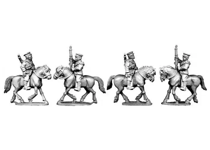 Chinese Cavalry in Peaked Caps