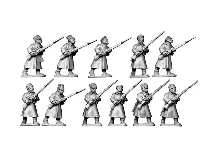 Bolshevik Infantry in Greatcoats