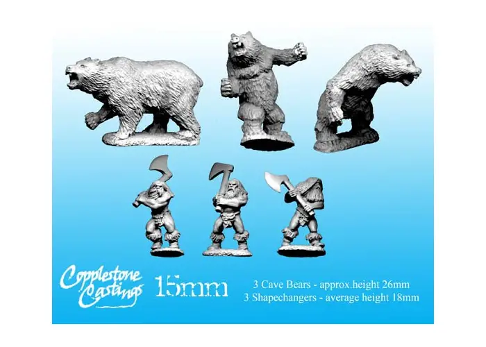 15mm Shapechangers and Cave Bears