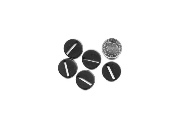 Pack of 20 x 20mm round slotta-bases