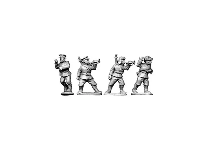 Chinese Buglers and Standard-Bearers