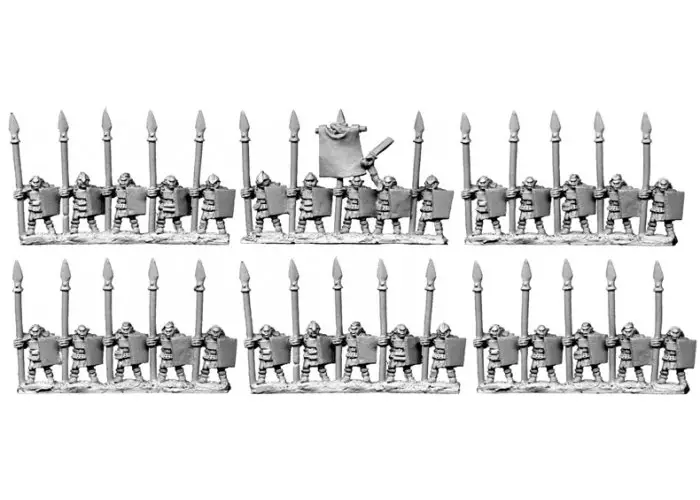 10mm Half-Orcs with Spears