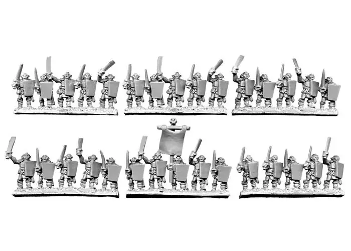 10mm Half-Orcs with Swords