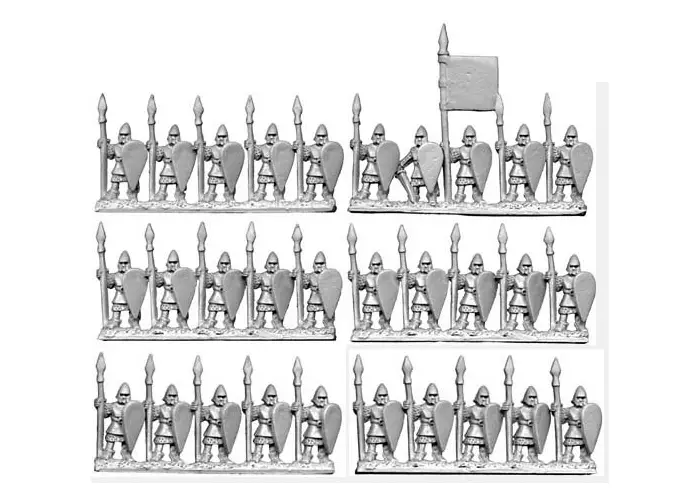 10mm City Spearmen