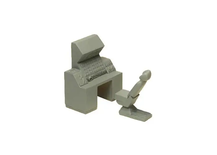Missile Silo Guidance Console and Chair