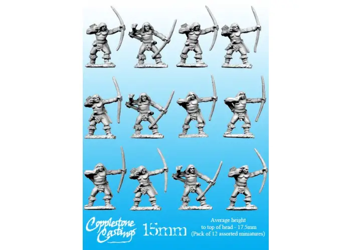 15mm Barbarian Archers