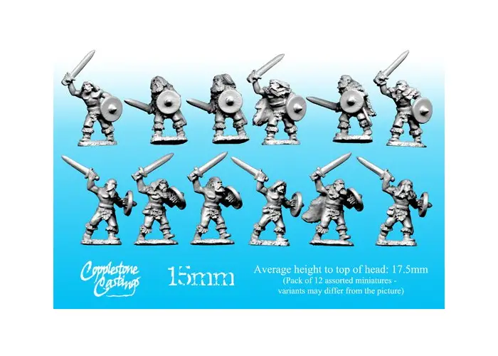 15mm Northlander Warriors with Swords