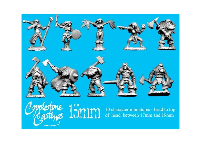15mm Northlander Characters