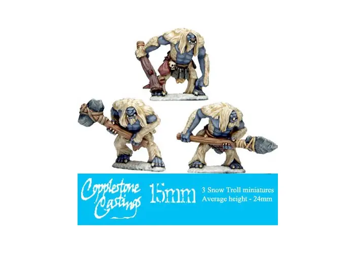15mm Snow Trolls