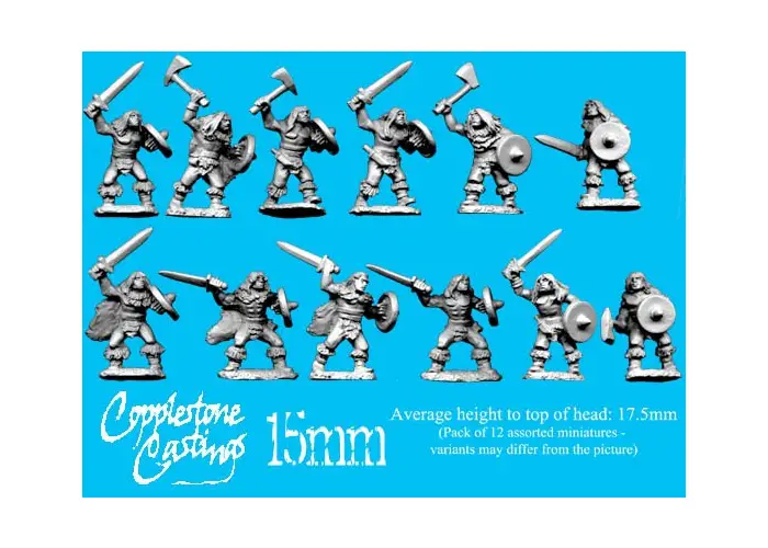 15mm Barbarian Warriors