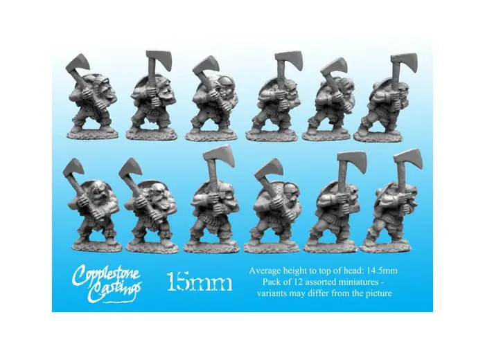 15mm Dwarf Axemen