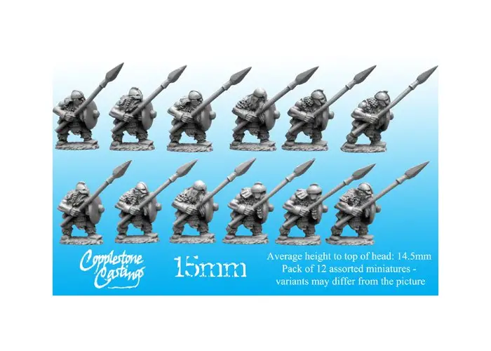 15mm Dwarf Spearmen