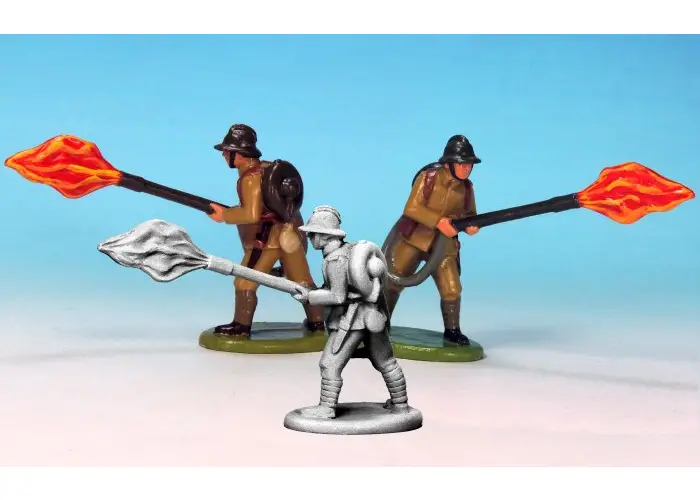 Slovskan Infantrymen with Flamethrower