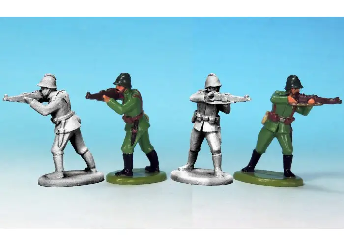 Panovian Infantrymen Shooting