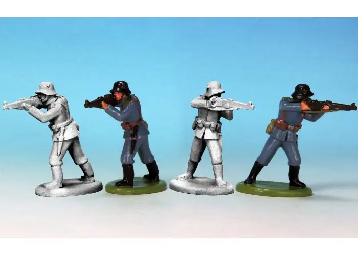 Berglander Infantrymen Shooting