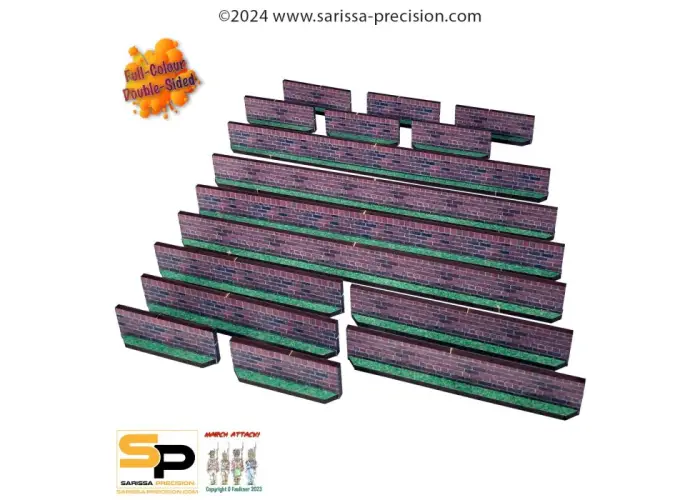WALLS - LOW BRICK (X16) - FULL COLOUR